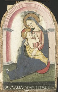 Madonna van de nederigheid Madonna dell'humiltà av anonymous (falsification of)