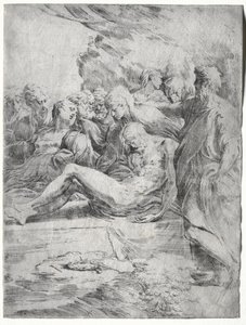 Gravleggingen av attributed to Asteas