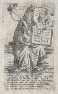 Sibyllene: Den Delphian Sibyll av attributed to Francesco Rosselli