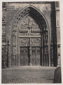 Inngang, St. Lorenz-katedralen, Nürnberg av attributed to Schrag