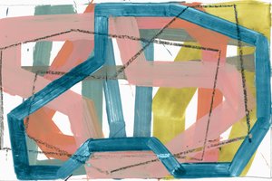 Abstrakte geometriske streker av cartissi