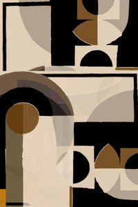 Jordnær geometrisk abstraksjon av cartissi