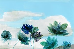 Eteriske himmelblomster av cartissi