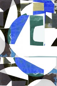 Moderne geometrisk collage av cartissi