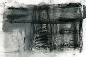 Monokrom abstrakt tekstur av cartissi