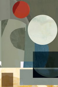Dempet geometrisk komposisjon av cartissi