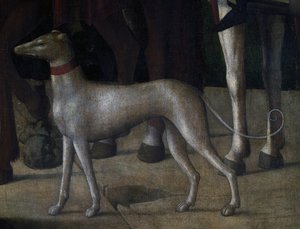 Hund, detalj fra Crucifixion