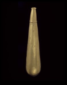 Tåreformet kokakolbe, 200-1600 e.Kr. (gull)
