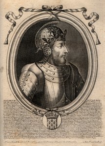 Portrett av Philip IV the Bel (1268 - 1314), konge av Frankrike - Philip IV the Fair (1268-1314) Konge av Frankrike - gravering fra 