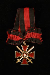Bånd og merke av Saint Vladimirs orden, fjerde klasse, 1800-tallet