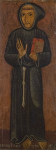 Representasjon av Saint Francis of Assisi (maleri på tre) av di Magnano da Arezzo Margaritone