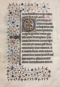 Timebok (bruk av Paris): Dekorert initial
