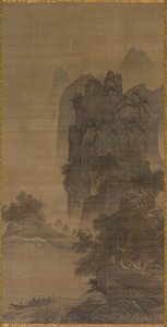 Landskap av follower of Sesshū Tōyō