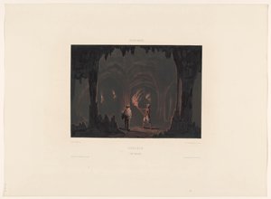 Caves of Hato Curacao. Cave of Hato (tittel på objekt) av jonkheer Jacob Eduard van Heemskerck