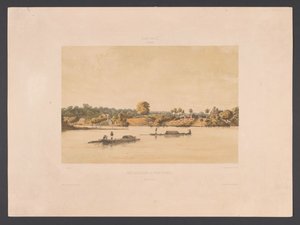 Vannkant og vei i Paramaribo Post Gelderland og jøder Savannah [elvesiden] (tittel på objekt) Vestindia (serietittel på objekt) Utsikt fra Nederland