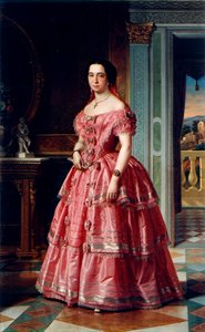portrett av en dame av Angel María Cortellini