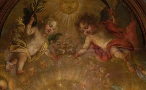 Sognekirke (Sint-Walburgakerk). Maleri. Nicolas De Liemaeckere.