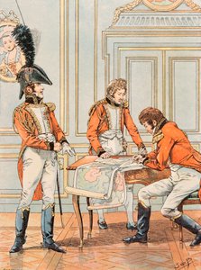 Jacques Marie Gaston Onfroy de Breville dit JOB (1858-1931) - Antrekk av franske tropper til enhver tid: Aide de camp of vice Connetable Louis Alexandre Berthier (1753-1815), Prince de Neuchatel, generalmajor, privat samling av pseudonym for Onfray de Breville Jacques Job
