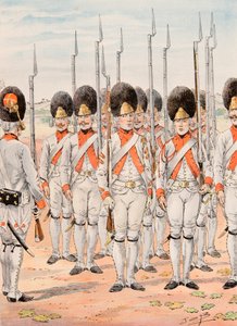 Jacques Marie Gaston Onfroy de Breville dit JOB (1858-1931) - Antrekk til de franske troppene til enhver tid: Grenadiers of the Regiment of Orleans Infanterie (1765 - 1775), privat samling av pseudonym for Onfray de Breville Jacques Job