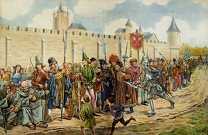 Louis XI av Frankrike, kjent som den forstandige (1423-1483), anmeldt 14. september av pseudonym for Onfray de Breville Jacques Job