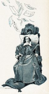 Portrait of Cardinal Jules Mazarin (Giulio Raimondo Mazzarino or Mazarino av pseudonym for Onfray de Breville Jacques Job