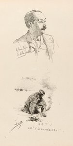 Portrett av Job (Jacques Marie Gaston Onfroy de Breville av pseudonym for Onfray de Breville Jacques Job
