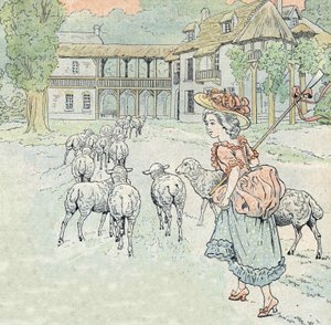 Sang: Det regner, det regner gjeterinne av pseudonym for Onfray de Breville Jacques Job