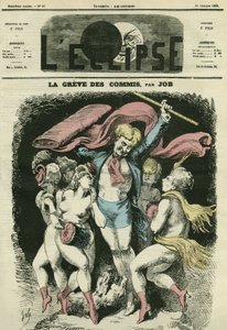 Ekspeditørene slår, illustrasjonen antyder å kle på danserne til Jean-Baptiste (Jean Baptiste) Carpeauxs "" La Danse" før vinteren. Omslag i "" L
