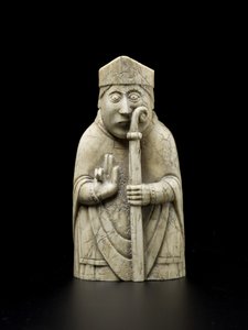Lewis Chesspiece - Bishop (hvalross elfenben)