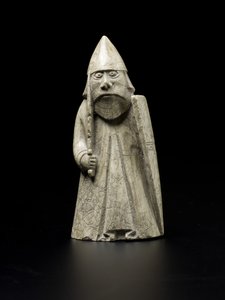 Lewis Chesspiece - Warder (hvalross elfenben)