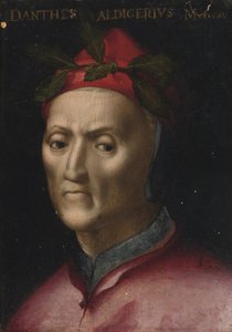 Portrett av Dante Alighieri 1265-1321 av second half 16th cen. Italian