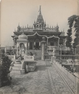 Pareshnath, Jain-tempelet, Calcutta av studio of A. W. A. Plâté Studio (Ceylonese)