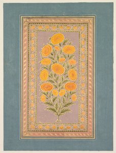 Blomstrende ringblomst av style of Hunhar II