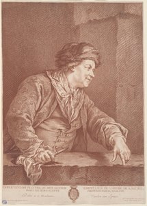 Carle Van Loo av the Elder Gilles Demarteau after Carle Van Loo
