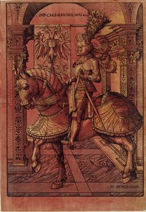 Keiser Maximilian I, bevæpnet til hest, 1508
