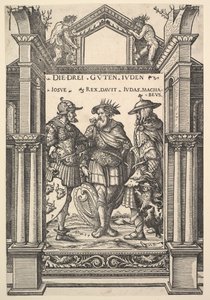 De tre jødiske heltene, fra Heroes and Heroines, 1516.