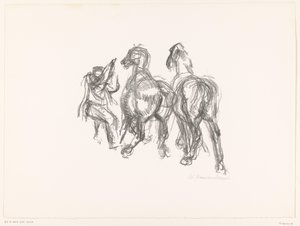 Mann og hest