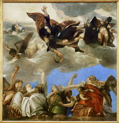 Saint Marc couronnant les vertus theologales von (1528-88) Veronese