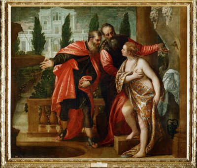Susannah og de eldste (maleri på lerret) av (1528-88) Veronese
