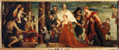 Madonnaen og Cuccina-familien av (1528-88) Veronese