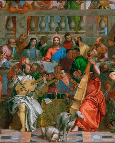 Die Hochzeit zu Kana von (1528-88) Veronese