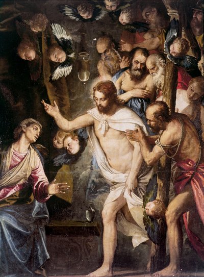 Kristus i limbo, maleri av Paolo Caliari Veronese av Veronese