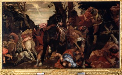 Konverteringen av Saint Paul (The conversion of Saint Paul). Maleri av Paolo Veronese (1528-1588). Olje på lerret av Veronese