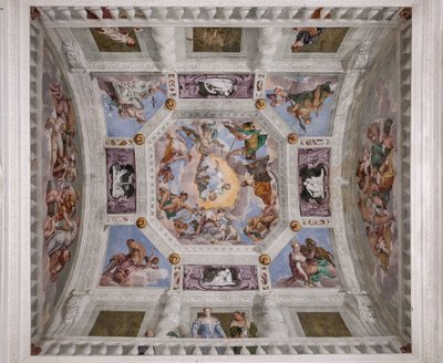 Olympus, hvelvet til Hall of Olympus av Veronese