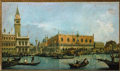 Le Mole, gesehen vom Becken von San Marco von (1697-1768) Canaletto