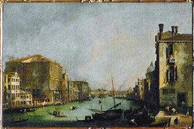 Canal Grande i Venezia (maleri på lerret) av (1697-1768) Canaletto