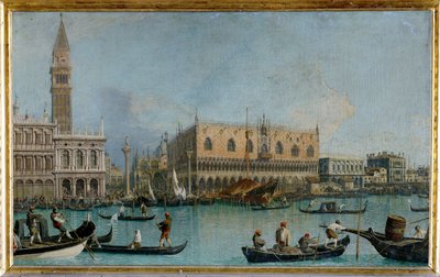 Palazzo Ducale i Venezia (maleri på lerret) av (1697-1768) Canaletto