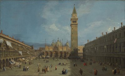 Piazza San Marco, ca. 1730 (olje på lerret) av Canaletto