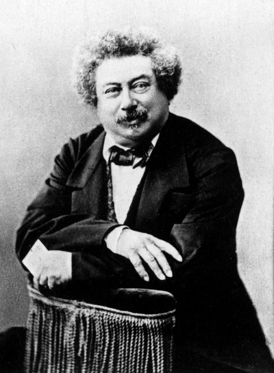 Portrett av Alexandre Dumas père av (1820-1910) Nadar