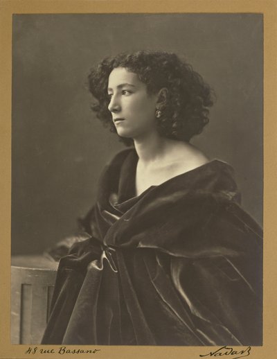 Portrett av Sarah Bernhardt i 1864 av Nadar av Nadar